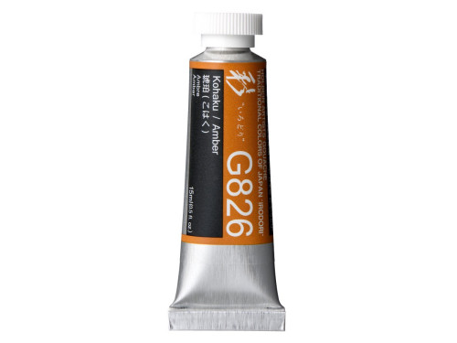 Gwasz Artists’ Gouache Irodori - Holbein - Amber, 15 ml