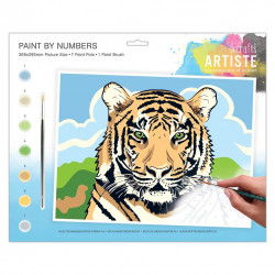 Zestaw do malowania po numerach Artiste - doCrafts - Tygrys