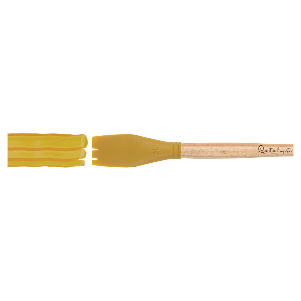 Silicone palette knife Catalyst Blade - Princeton - yellow, 30 mm