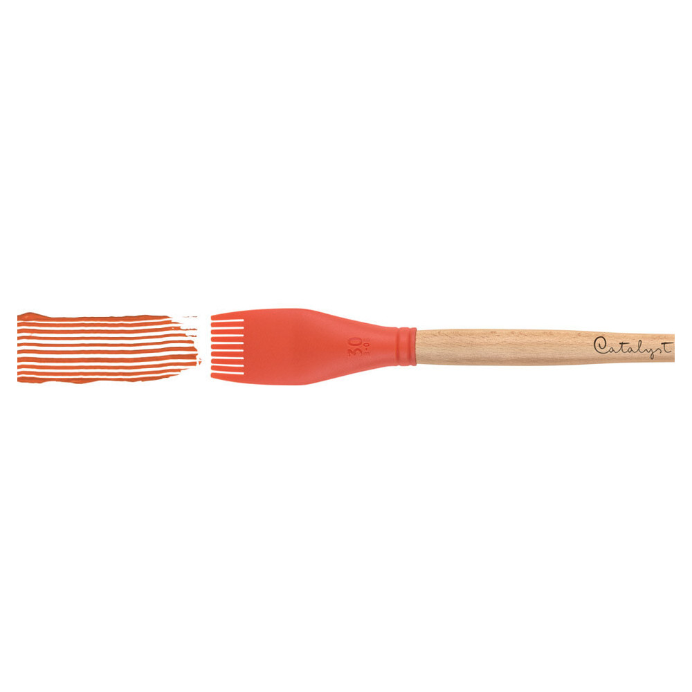 Silicone palette knife Catalyst Blade - Princeton - red, 30 mm