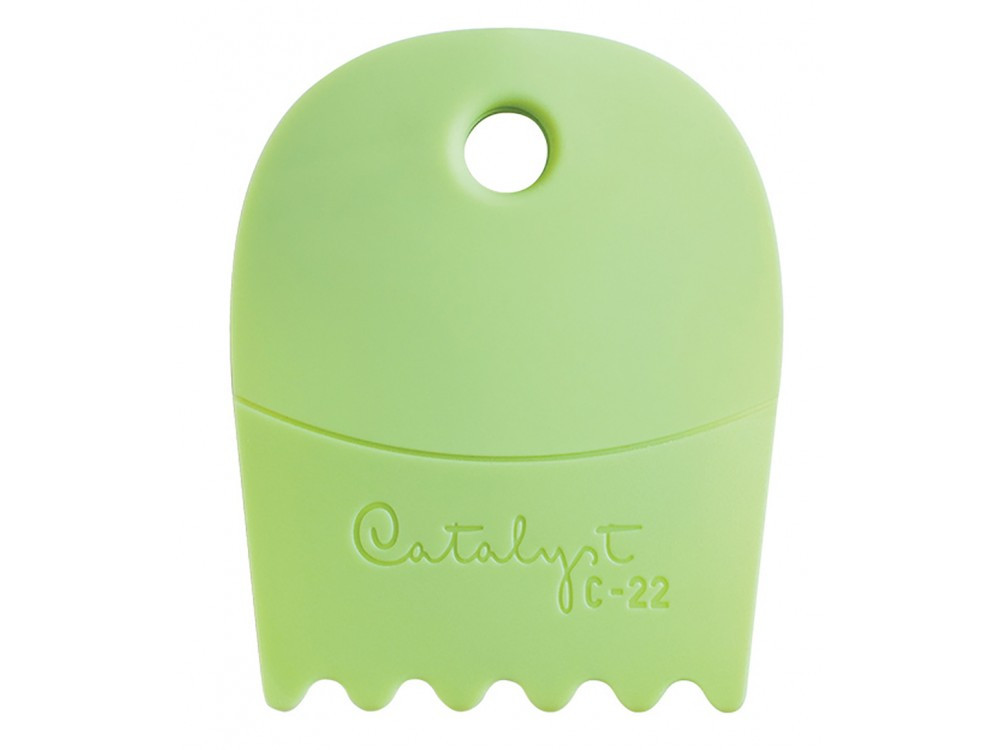 Szpatułka silikonowa Catalyst Contour - Princeton - zielona, C-22
