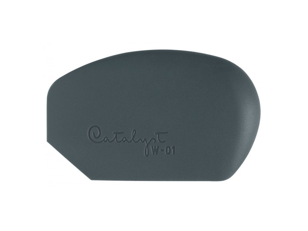Silicone palette knife Catalyst Wedge - Princeton - grey, no. 01