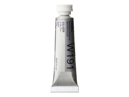Artists' Watercolor paint - Holbein - Silver, 5 ml