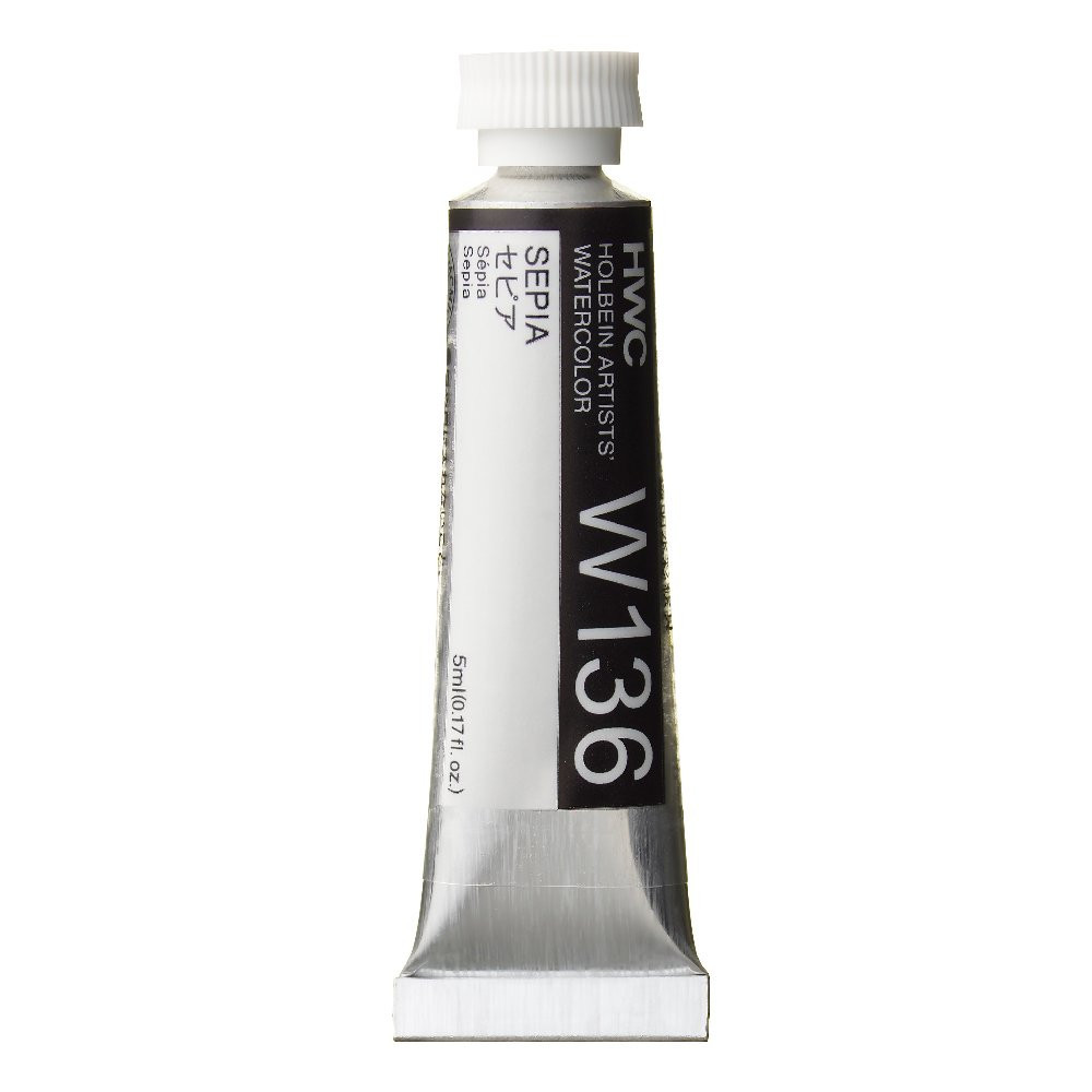 Artists' Watercolor paint - Holbein - Sepia, 5 ml