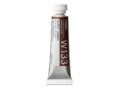 Artists' Watercolor paint - Holbein - Burnt Umber, 5 ml