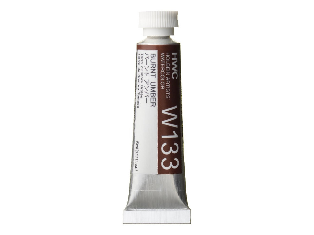 Farba akwarelowa Artists’ Watercolor - Holbein - Burnt Umber, 5 ml