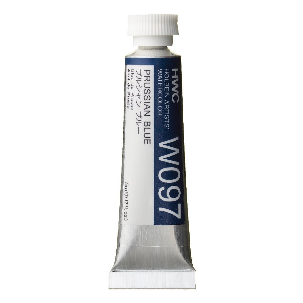 Artists' Watercolor paint - Holbein - Prussian Blue, 5 ml