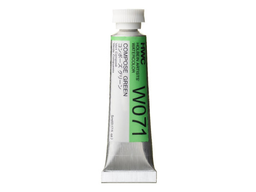 Artists' Watercolor paint - Holbein - Compose Green, 5 ml