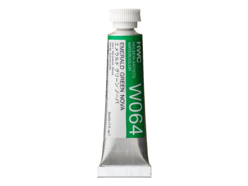 Artists' Watercolor paint - Holbein - Emerald Green Nova, 5 ml