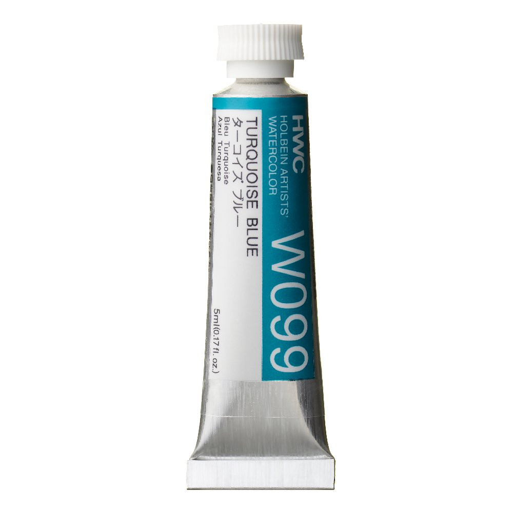 Artists' Watercolor paint - Holbein - Turquoise Blue, 5 ml