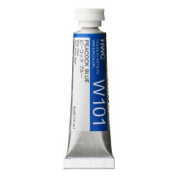 Artists' Watercolor paint - Holbein - Peacock Blue, 5 ml