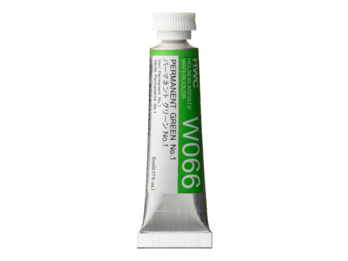 Artists' Watercolor paint - Holbein - Permanent Green 1, 5 ml
