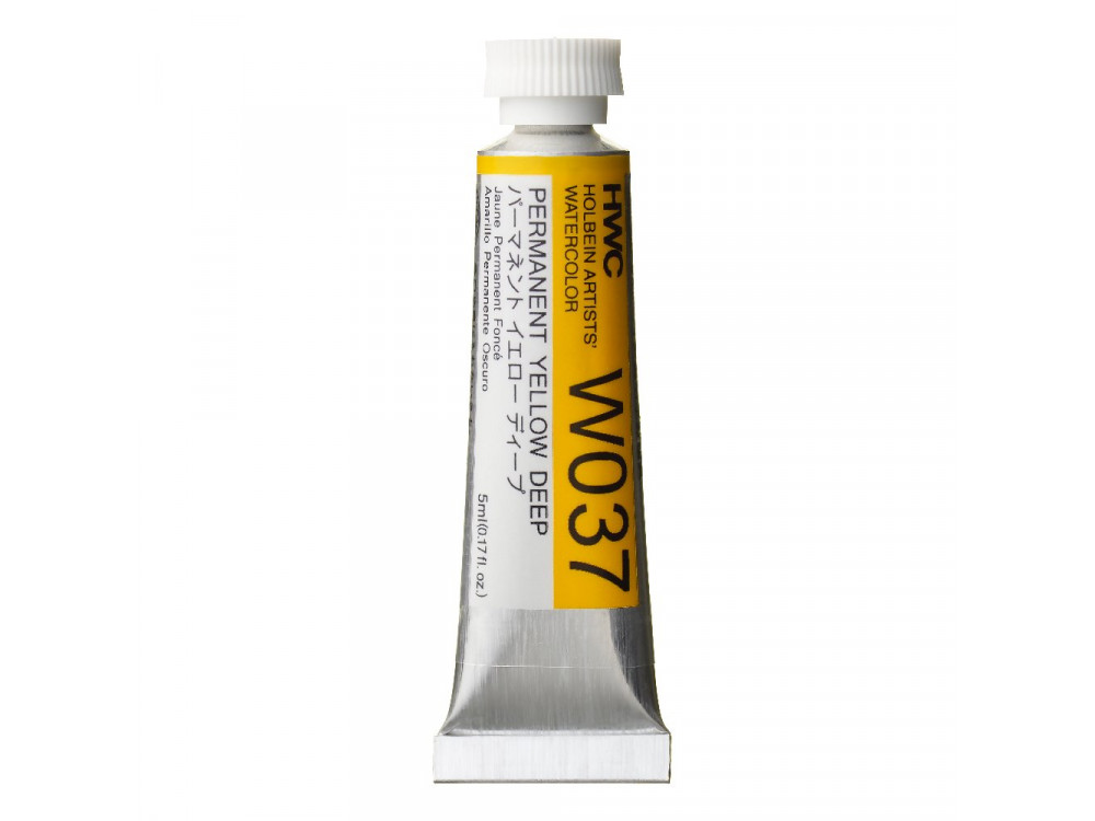 Farba akwarelowa Artists’ Watercolor - Holbein - Permanent Yellow Deep, 5 ml