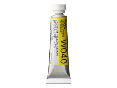 Artists' Watercolor paint - Holbein - Cadmium Yellow Lemon, 5 ml