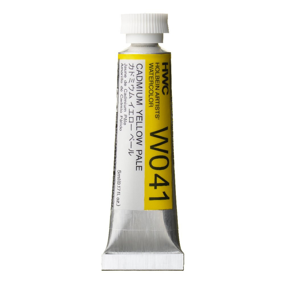 Artists' Watercolor paint - Holbein - Cadmium Yellow Pale, 5 ml