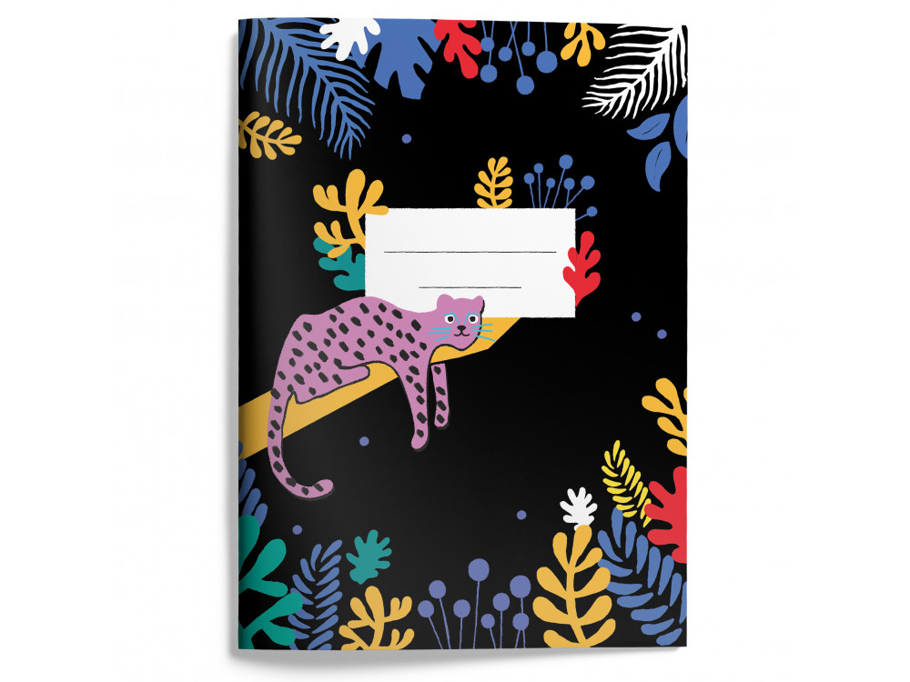 Three-line notebook, A4 - Suska & Kabsch - Jungle