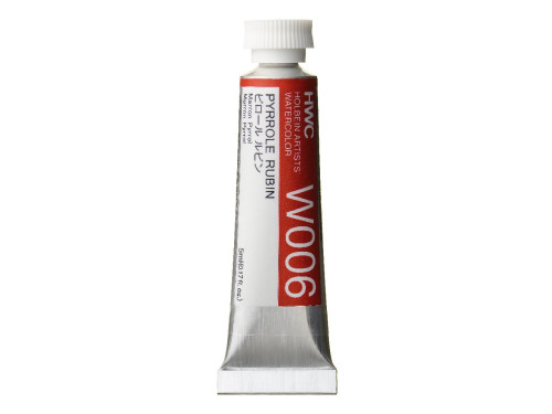 Artists' Watercolor paint - Holbein - Pyrrole Rubin, 5 ml