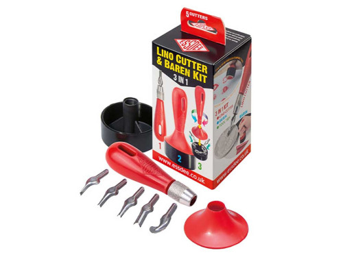 Lino Cutter & Baren Kit 3 in 1 - Essdee -  pcs