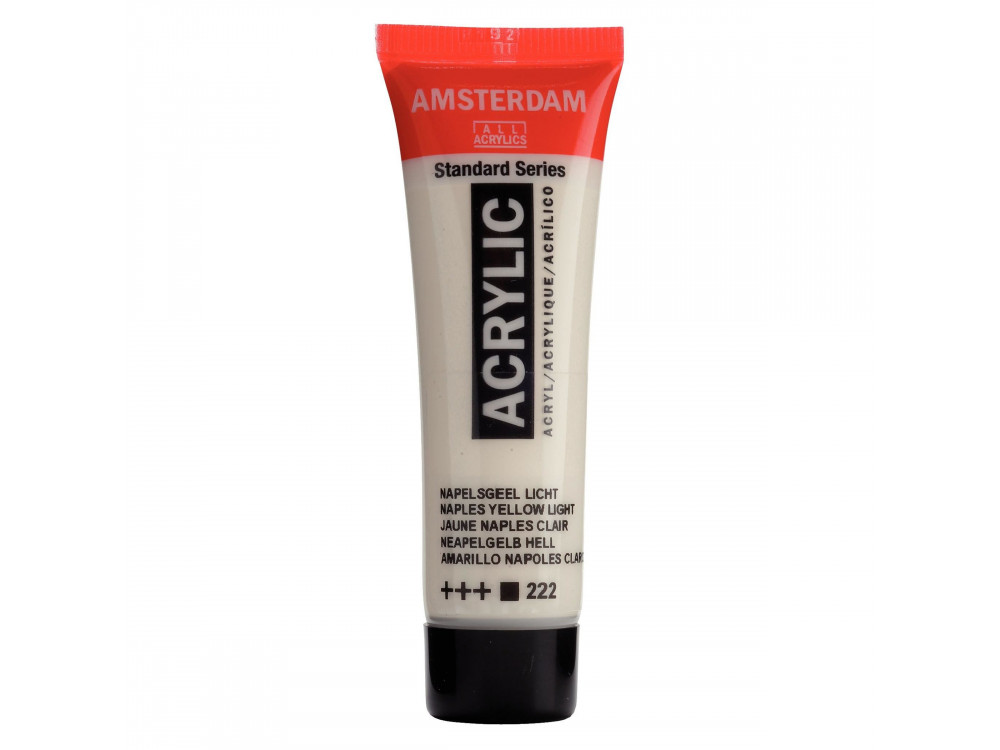 Acrylic paint in tube - Amsterdam - Naples Yellow Light, 20 ml