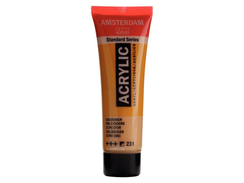 Acrylic paint in tube - Amsterdam - Gold Ochre, 20 ml