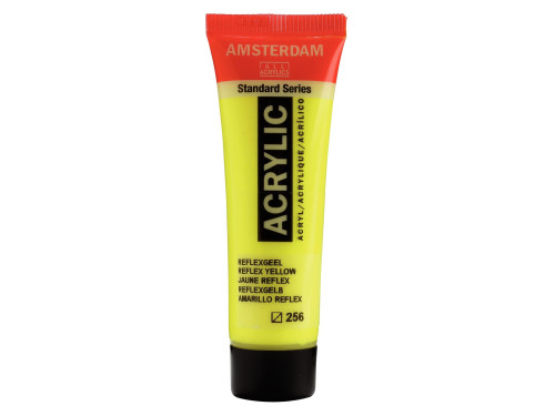 Acrylic paint in tube - Amsterdam - Reflex Yellow, 20 ml
