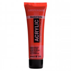 Acrylic paint in tube - Amsterdam - Pyrrole Red, 20 ml