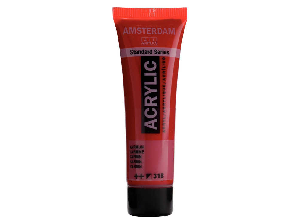 Farba akrylowa - Amsterdam - Carmine, 20 ml