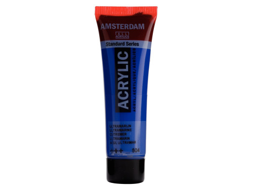 Acrylic paint in tube - Amsterdam - Ultramarine, 20 ml