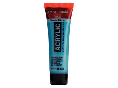 Farba akrylowa - Amsterdam - Turquoise Blue, 20 ml