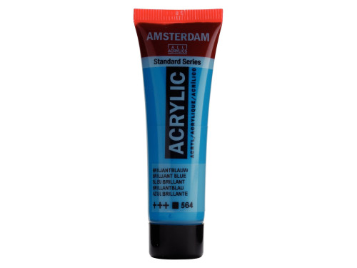 Acrylic paint in tube - Amsterdam - Brilliant Blue, 20 ml