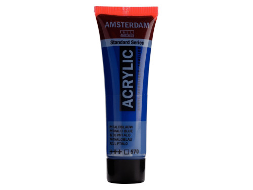 Acrylic paint in tube - Amsterdam - Phthalo Blue, 20 ml