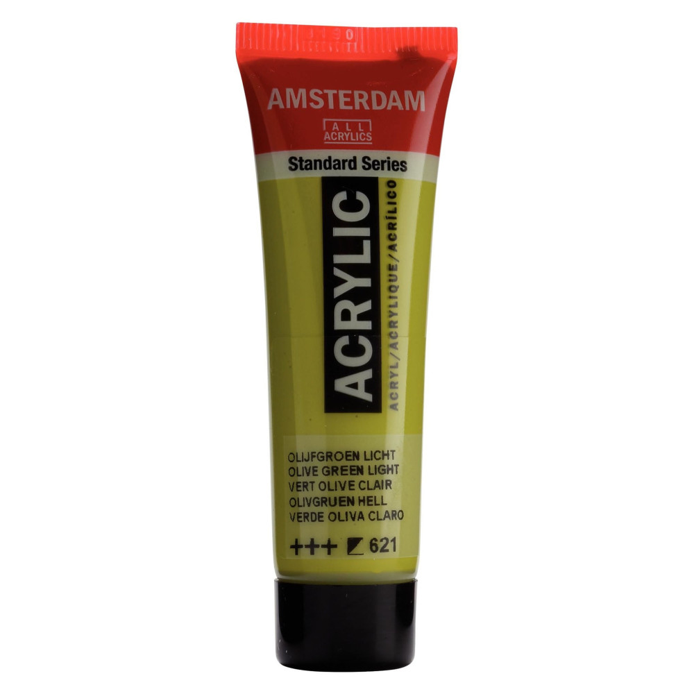 Acrylic paint in tube - Amsterdam - Olive Green Light, 20 ml