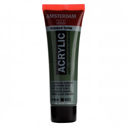 Acrylic paint in tube - Amsterdam - Olive Green Deep, 20 ml