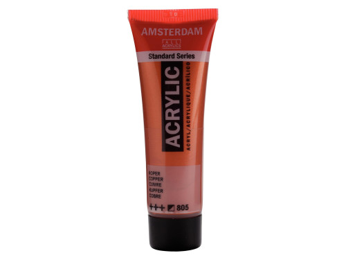 Farba akrylowa - Amsterdam - Copper, 20 ml