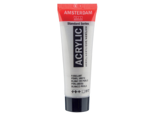 Farba akrylowa - Amsterdam - Pearl White, 20 ml