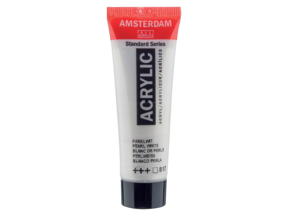 Farba akrylowa - Amsterdam - Pearl White, 20 ml