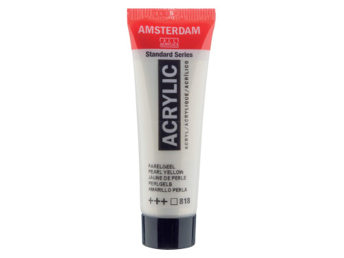 Acrylic paint in tube - Amsterdam - Pearl Yellow, 20 ml