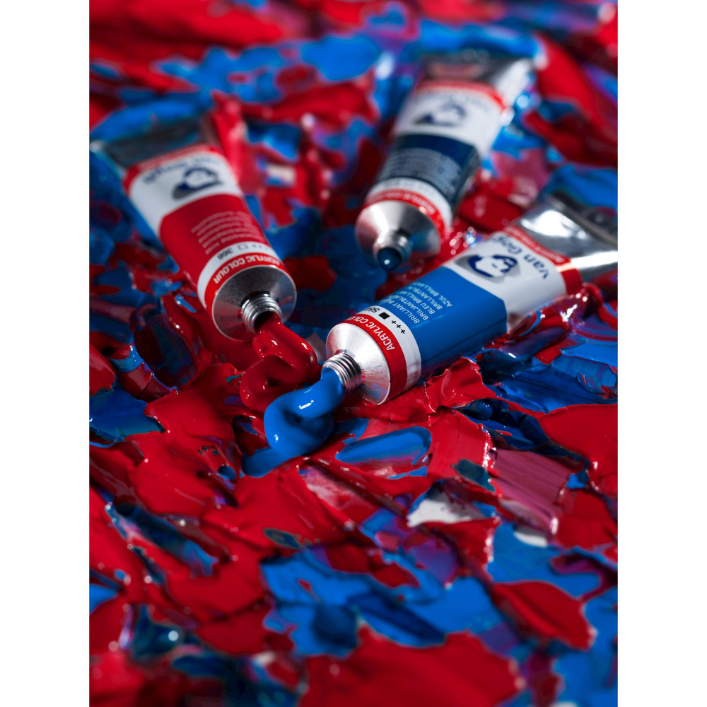 Set of Acrylic Colour paints in tubes - Van Gogh - 10 colors x 40 ml