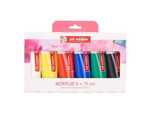 Set of acrylic paints - Talens Art Creation - 6 colors x 75 ml