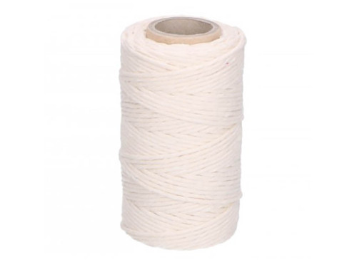 Cotton cord - light beige, 2 mm x 130 m