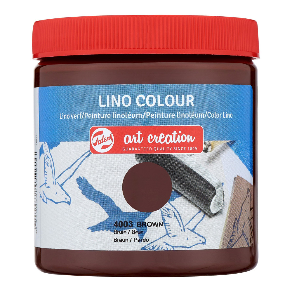 Lino Colour paint - Talens Art Creations - Brown, 250 ml