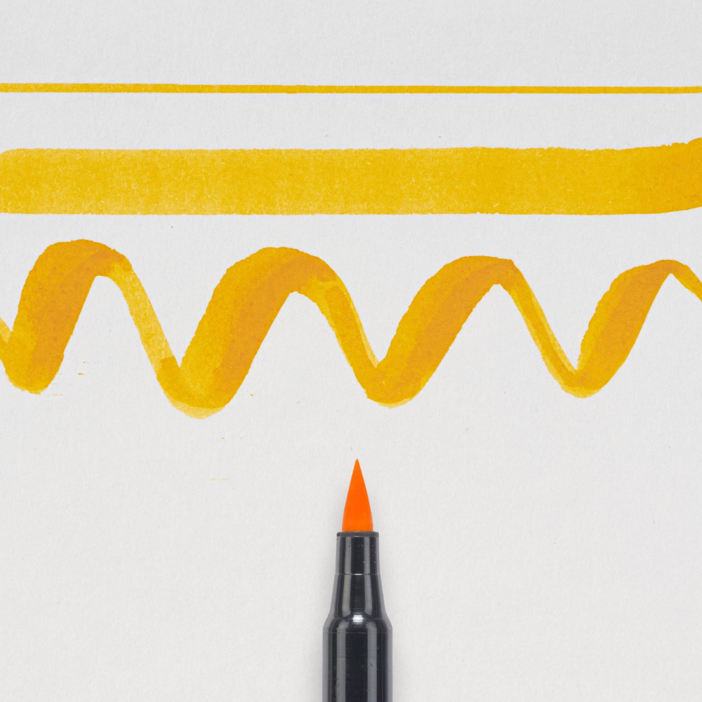 Brush Pen Koi Coloring - Sakura - Yellow Deep