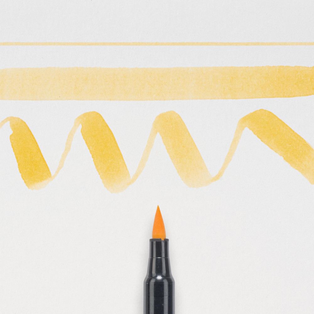 Pisak pędzelkowy Koi Coloring Brush Pen - Sakura - Naples Yellow