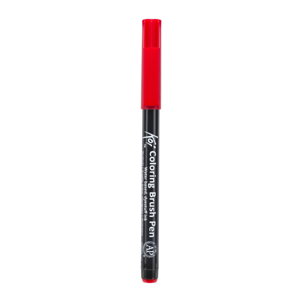 Brush Pen Koi Coloring - Sakura - Red