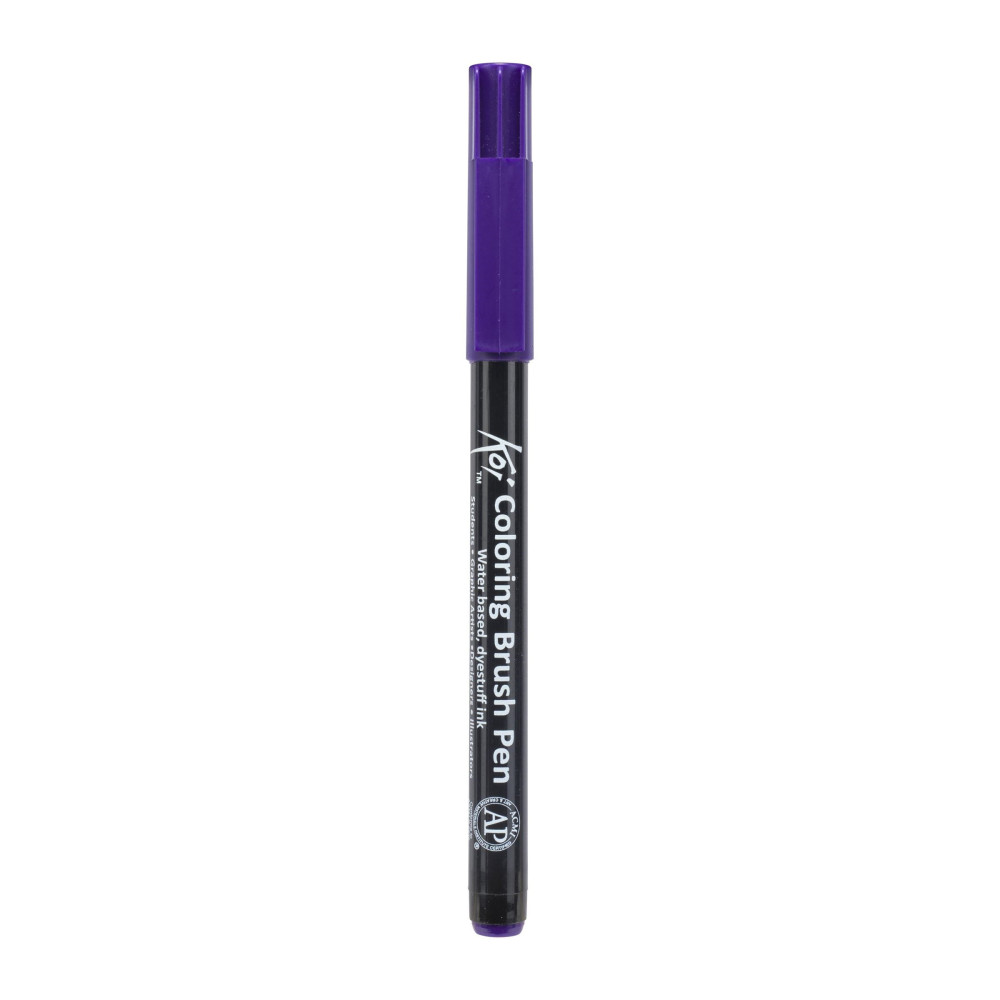 Brush Pen Koi Coloring - Sakura - Purple