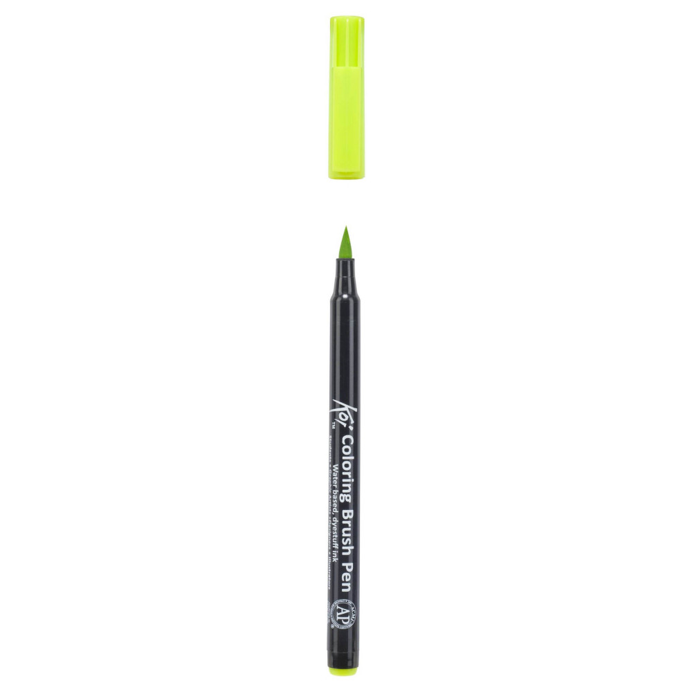 Brush Pen Koi Coloring - Sakura - Yellow Green