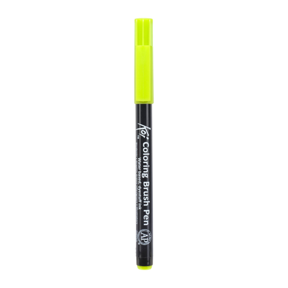 Pisak pędzelkowy Koi Coloring Brush Pen - Sakura - Yellow Green