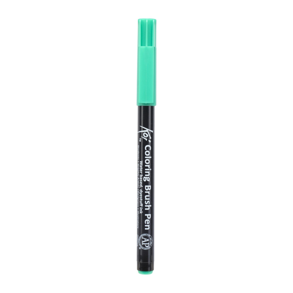 Brush Pen Koi Coloring - Sakura - Blue Green Light