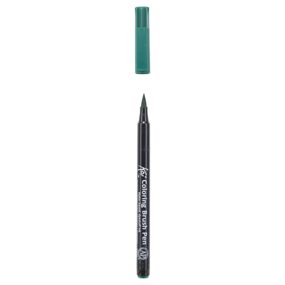 Brush Pen Koi Coloring - Sakura - Green