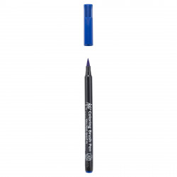Brush Pen Koi Coloring - Sakura - Blue